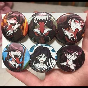 Danganronpa Toko Fukawa Pinback Bu…